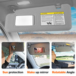 For Toyota Highlander 2009 2010 2011 2012 Car Front Sun Visor Panel Driver & Passenger Side Sunvisor Replacement 74320-48500-B0