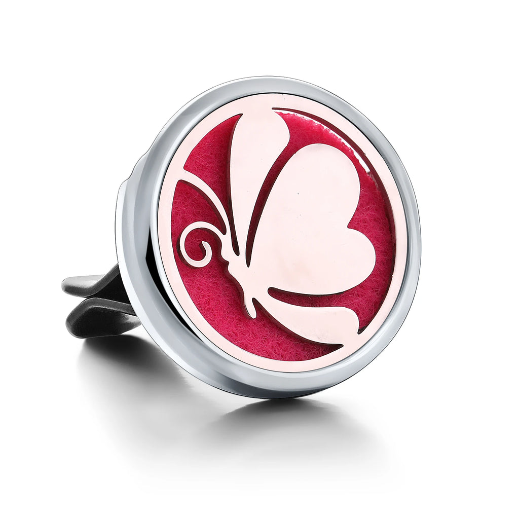 Refillable Car Air Freshener Diffuser Clip | Auto Vent Aromatherapy close-up view