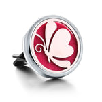 Refillable Car Air Freshener Diffuser Clip | Auto Vent Aromatherapy close-up view