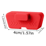 Silicone Car OBD Port Cover Lock Protective Sleeve