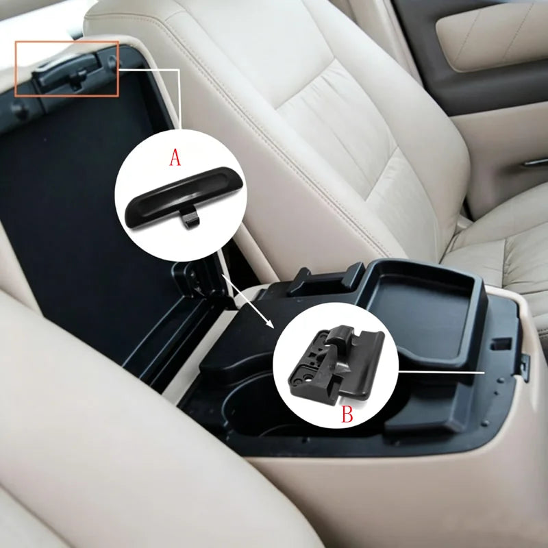 Center Console Armrest Storage Box Lid Latch Handle Lock For Toyota Land Cruiser LC100 Lexus LX470 1998-2006 Replacement Parts