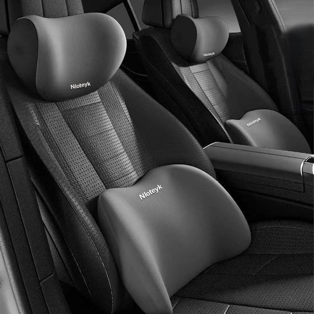 Car Universal Headrest Lumbar Memory Foam Cervical Lumbar Support Car Headrest Backrest Pillow Offic