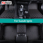 KAHOOL Custom Car Floor Mats For Suzuki Ignis 2015-2023 Auto Carpets Foot Coche Accessorie