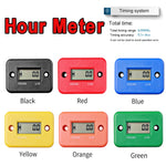LCD Digital Tach Hour Meter | Waterproof Hour Counter for ATV Motorcycle Boat Generator
