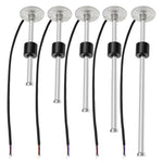 7 Color Light 2" 52mm Fuel Level Gauge with 0-190 Ohm Sensor for Marine RV Camper | Oi close-up view