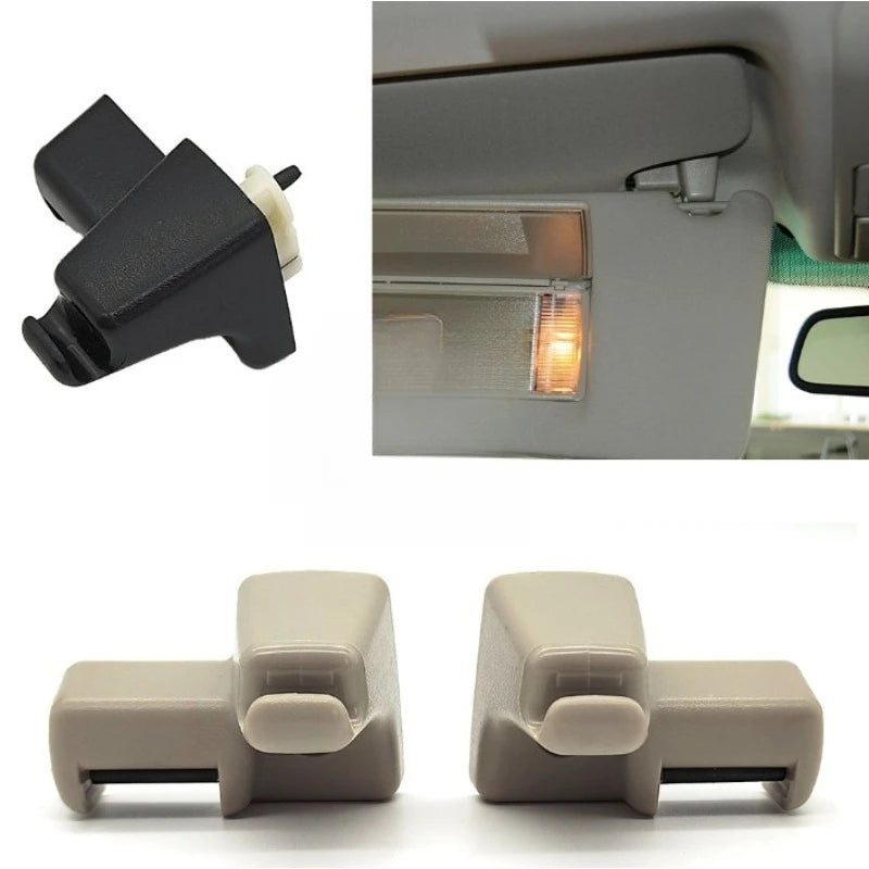 For Range Rover L322 2003-2012 Car Front Sun Visor Retainer Clip Clasp Accessory Replacement Beige Gray EGP000040 EGP000050 New