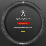 Car Steering Wheel Cover For Peugeot 106 107 108 206 207 208 301 307 308 406 407 40 additional angle