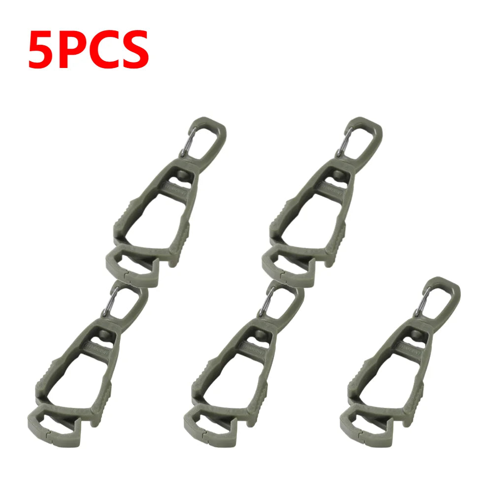 1-10pcs Glove Clips For Work Glove Holders Glove Belt Clip With Hook Portable Work additional angle
