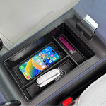 Xpeng G6 Center Console Armrest Storage Box | Custom Fit ABS + Silicone Organizer Tray detail view