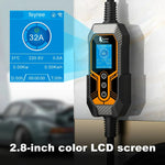 feyree TS-NACS EV Charger | 32A 7KW Portable Charger with APP Control for Tesla close-up view