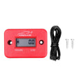 Digital LCD Hour Meter Motor Waterproof Display for Bike Motorcycle ATV Snowmobile Marine Boat Ski Dirt Gas Engine