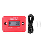 Digital LCD Hour Meter | Waterproof Engine Hour Tracker for Motorcycle ATV Marine detail view