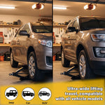 2T Car Scissor Jack with Wrench Auto Emergency Crank Lift Stand Labor-Saving Repair an close-up view