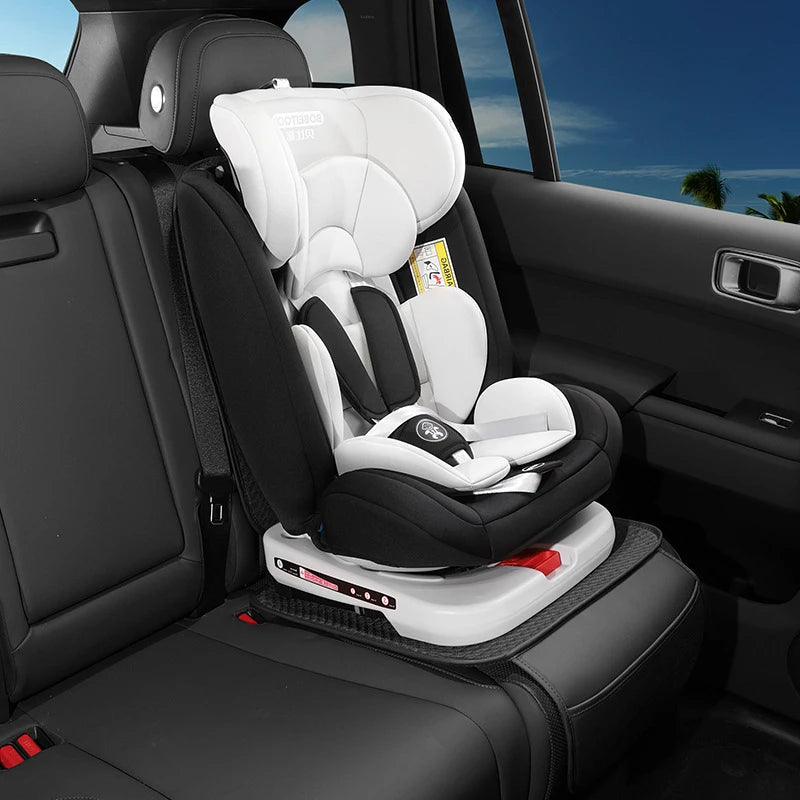 Car Seat Cover Protector Breathab Child's Safety Cushion Mat Universal Non-Slip Vehicl close-up view