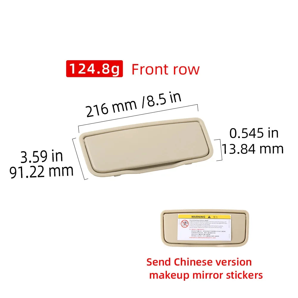 Car Sun Visor Mirror with Light Cover Designed for Volvo XC60 2013-2017 XC90 2013-2014 S80 2014-2015 Compatibility