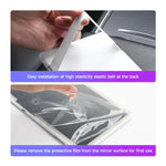 Fccemc Car Sun Visor Makeup Mirror LED Touch Screen Adjustable Brightness Auto Interior Makeup HD Mirror Charging Vanity Mirror