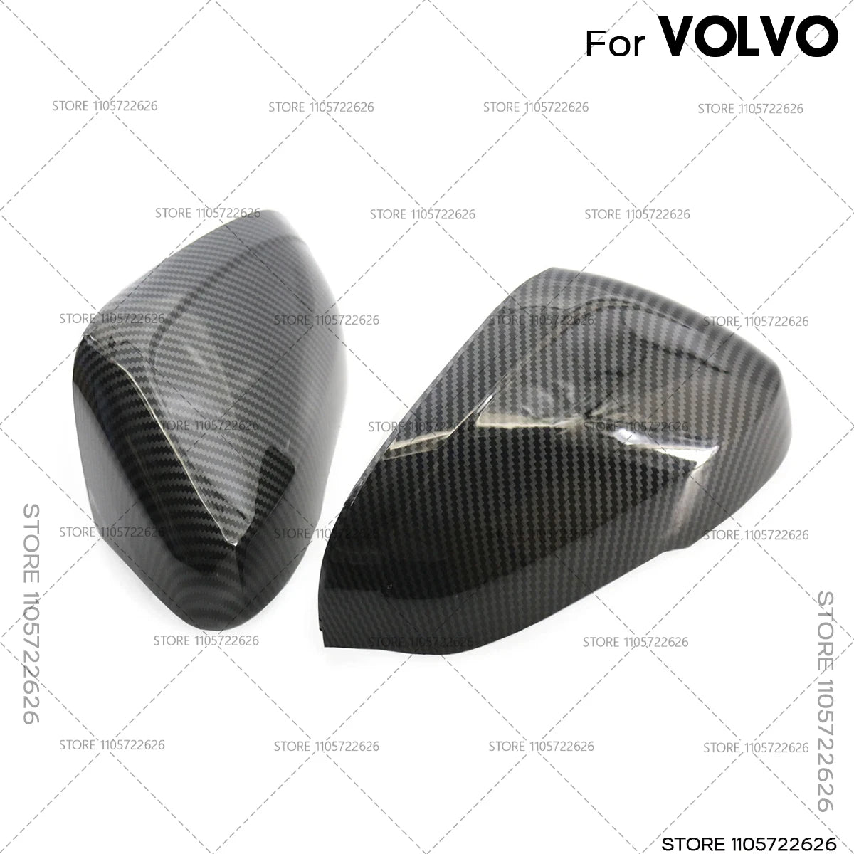 For 2011-2018 VOLVO S60 Cross Country Inscription V60 Cross Country Carbon Side Mirror Cover Rearview Caps 31402628 31402636