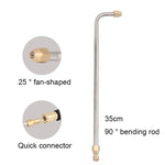 Alloy High Pressure Water Gun Extension Rod | Car Wash Nozzle Attachment detail view