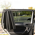 2Pcs Car Side Window Sun Shade Curtains | Magnetic UV Reflective Privacy Sun Protectio close-up view