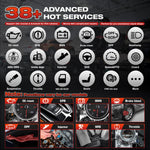 Autel MaxiCOM MK808BT Pro Automotive Car Diagnostic Tools OBD2 Scanner Code Reader additional angle