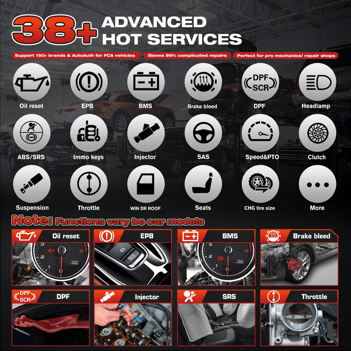 Autel MaxiCOM MK808BT Pro Automotive Car Diagnostic Tools OBD2 Scanner Code Reader additional angle