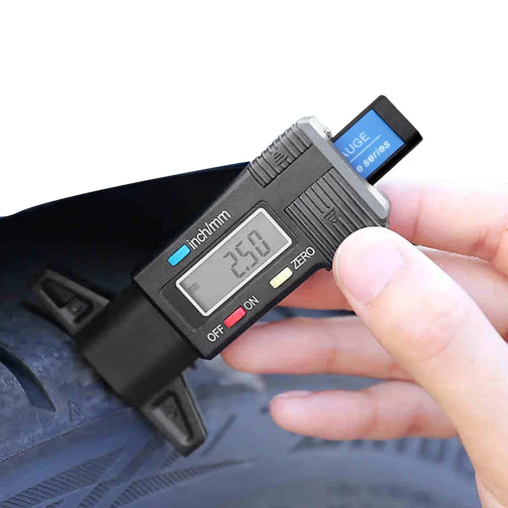 Digital Car Tyre Thickness Gauges Depth Meter For Safe Auto Tyre Tread Monitoring Tyr alternate view
