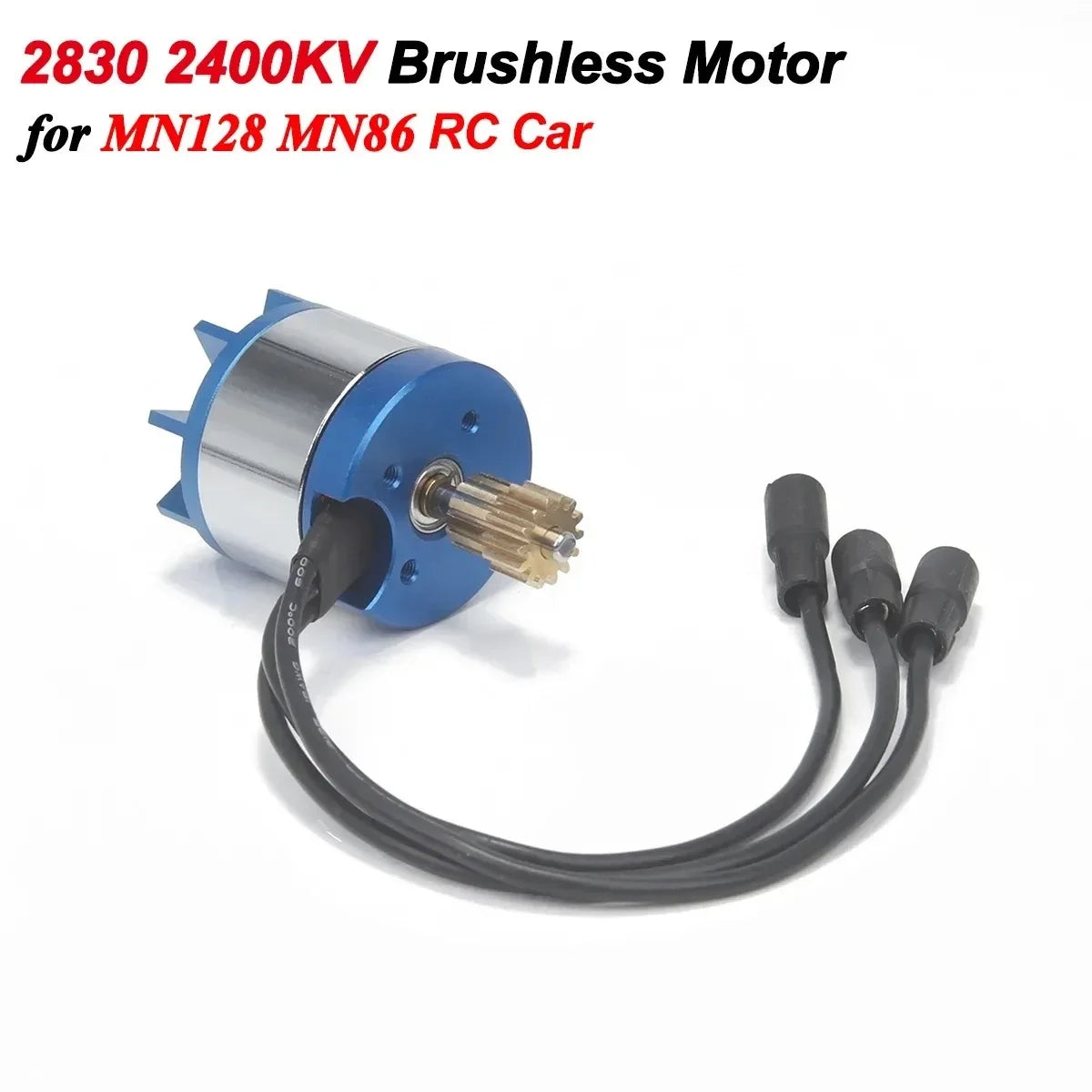 MN86 MN128 Upgrade Power Parts 2830 2400KV Outrunner Brushless Motor AM32 45A ESC SM3.0 Original/T Plug for 1/12 RC Car Crawler