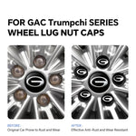 20PCS Car Wheel Caps Bolts for GAC Trumpchi M8 GS4 GS4 MAX GS3 GS8 M6 | Black ABS T additional angle