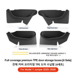 YZ Car Door Side Storage Box For Tesla Model Y 3 YL Juniper Highland Door Organizer Tr close-up view