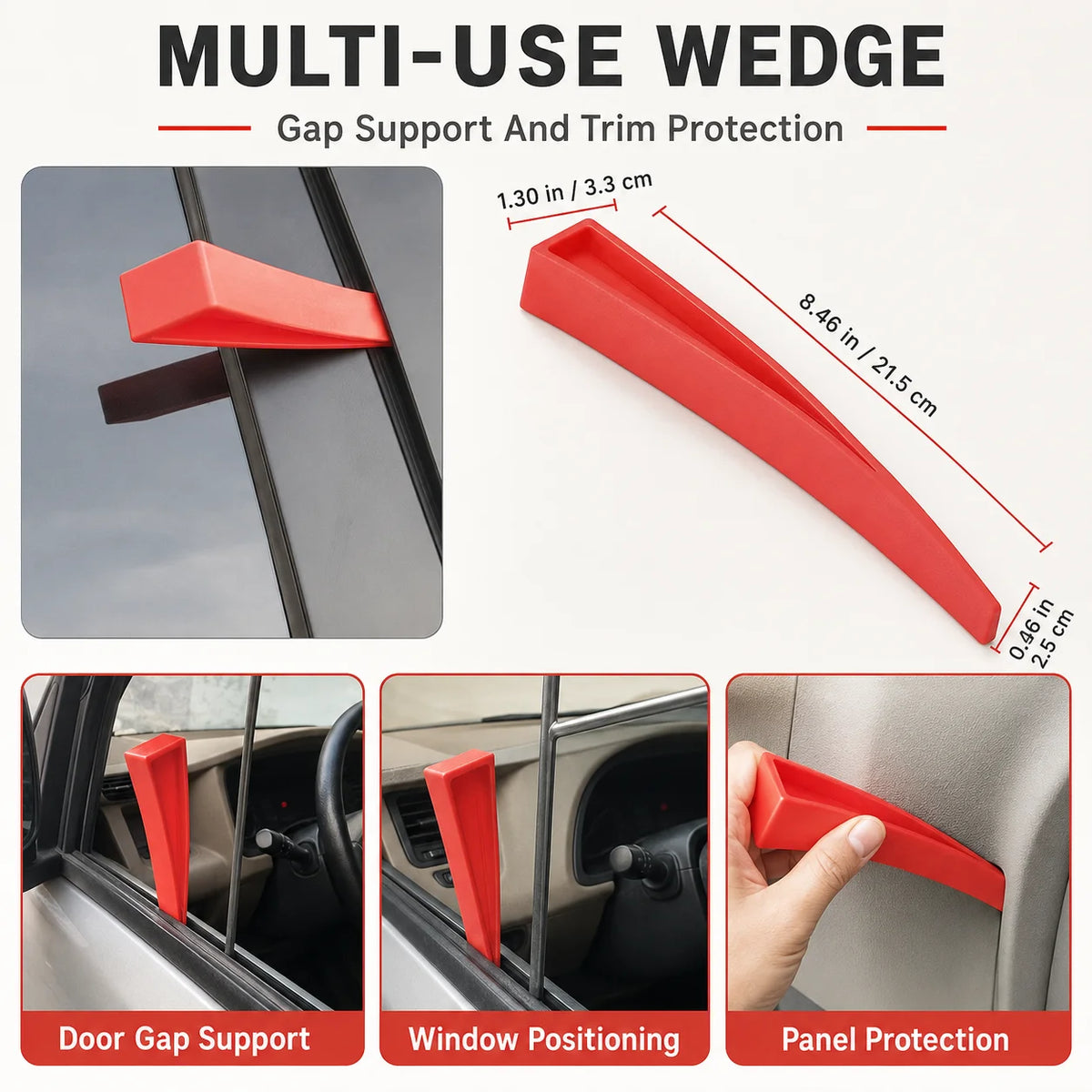 Car Emergency Repair Tool Kit with Thin Bar Wide Bar S-Hook Air Wedge Bag Pump Car Opening Kit Car Lockout Tool Kit