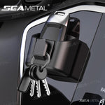 SEAMETAL Dashboard Car Key Storage Box Compact Key Storage Organizer Self-Adhesive Universal Auto Key Holder with Hanging Hook