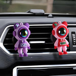Car Air Outlet Perfume Clip | Cartoon Astronaut Car Freshener and Decoration lifestyle view