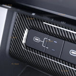 For Hyundai For Tucson NX4 2025 2026 Center Console Cover Interior Styling Style USB Port Charger Socket Frame Trim Auto Interio