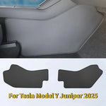 For Tesla Model 3/Y/YL Juniper Center Control Side Anti-kick Pad Leather Anti-dirty Protective Cover Defense Foot Mat Accessory