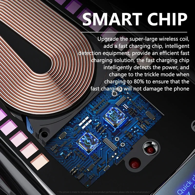 Magnetic Car Wireless Charger | Infrared Induction Phone Mount for Fast Charging lifestyle view