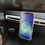 For BMW 5 Series I5 G60 X5 X6 IX 2023 2024 2025 Car Front Air Outlet Phone Magnetic Wireless Charger Holder 15W Accessories Trim