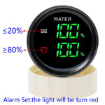 Digital Dual Gauge with Alarm 52MM Water Level and Sewage Level Meter | 0-190ohm Mari lifestyle view