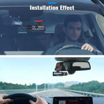 Dual Dash Cam Car Camera Front And Inside 1080P IR Night Vision Dual Lens Vehicle Recorder With G-Sensor Auto Lock 24/7 Parking Monitor Seamless Loop Recording For Rideshare Drivers Security Surveillance System Auto Accessori