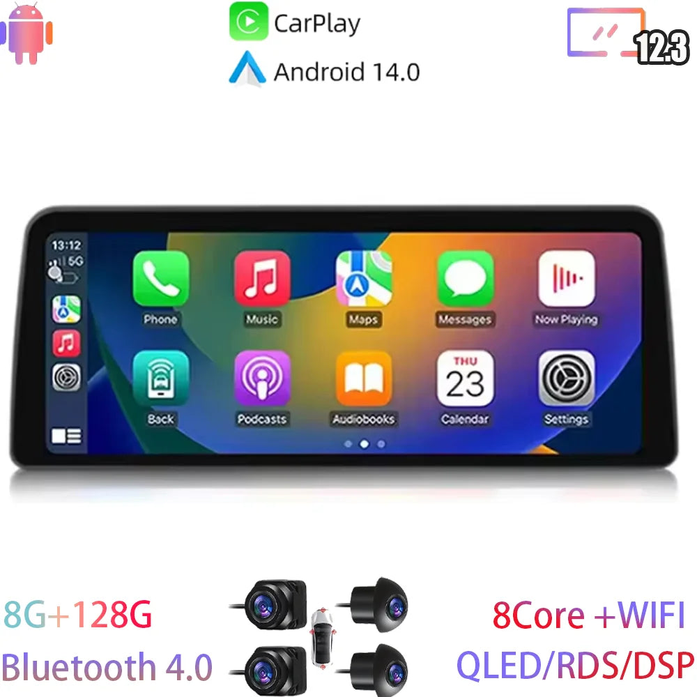 Android 14 For Honda Accord 8 2008-2012 12.3" QLED Carplay Car Player GPS DSP WIFI Stere detail view
