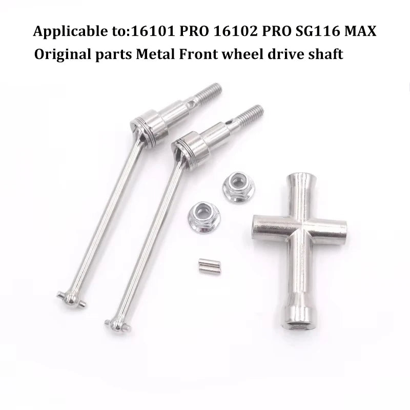 1:16 Metal Drive Shaft Gear for 4WD RC Car additional angle