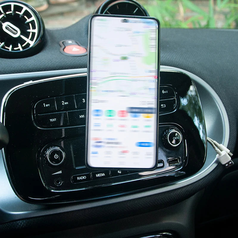 Magnetic Phone Holder for Mercedes Smart 453 | Car Interior Accessories close-up view