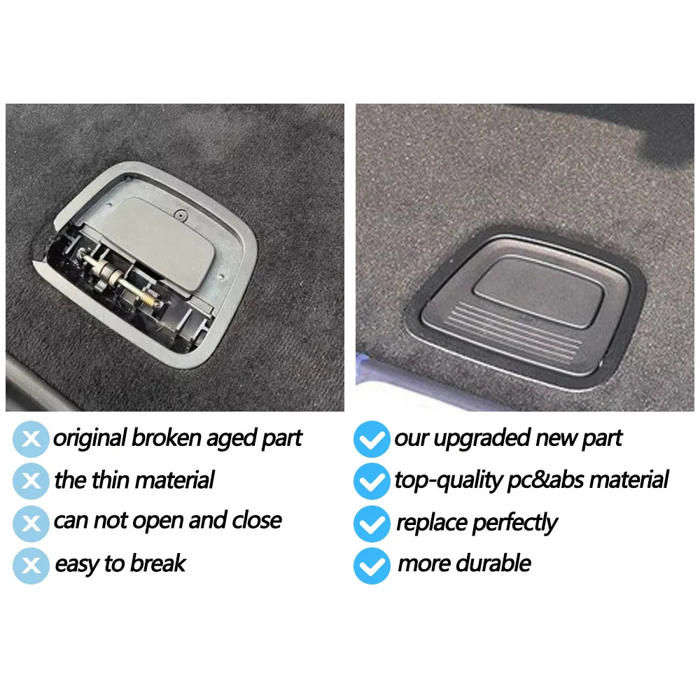 Car Rear Trunk Mat Carpet Handle For Mercedes Benz A B CLA GLA GLB C Class W117 W176 alternate view