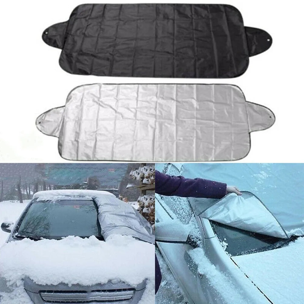 Foldable Car Windshield Snow Cover | Frost Guard for Winter Protection