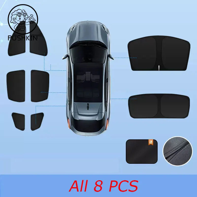 BYD Leopard 5 Denza B5 2025 2026 Car Sunshade | Side Window Privacy Curtains alternate view