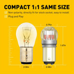 AUXITO 2X BAY15D 1157 P21/5W LED Brake Stop Light Bulbs Super Bright P21 5W 7507 LED Car Reversing Bulb Red White Tail Light DRL
