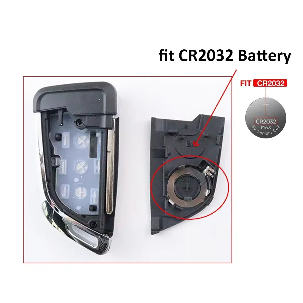 2 3 Bottons Upgrade Car Key Fob Case Shell Housing for Audi A2 A3 A4 A6 A8 TT B5 RS4 Q close-up view