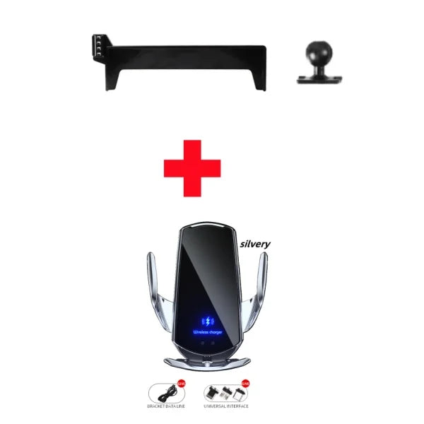 15.4" Screen Car Phone Holder Mount For Geely EX5 Galaxy E5 2024-2026 Wireless Charging Stand Fixed Base Car Bracket Accessories