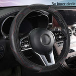 Breathable Anti Slip Steering Wheel Cover 37-38.5cm close-up view