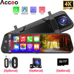 4K HD Car DVR Touch Screen | Dash Cam with Carplay & Android Auto