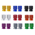 Anodized Aluminum Tire Valve Stem Caps | Universal Wheel Valve Covers for Cars, SUV additional angle